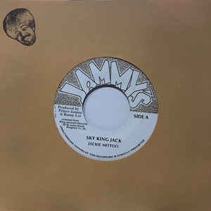 Image of Front Cover of 7" - VG/VG - JACKIE MITTOO, Sky King Jack / Version (Jammy's Records; J006, UK 2017, Stamped Sleeve), A few notable marks on each side. Sleeve has some pen on it, a few creases too,  - 2916331C