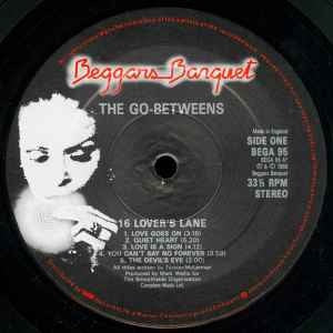Image of Label Cover of LP - VG/G+ - THE GO-BETWEENS, 16 Lovers Lane (Beggars Banquet; BEGA95, UK 1988, Inner), Lots of light hairlines. A little ringwear.,  - 3326230E