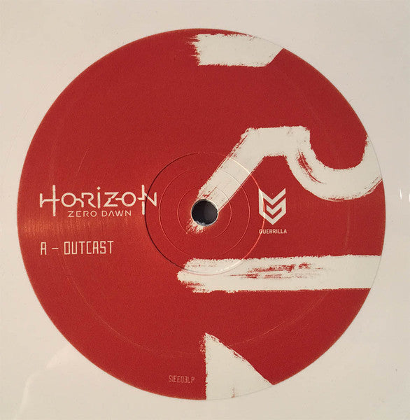 Image of Label Cover of 4xLP - VG+/VG+ - JORIS JORIS DE MAN, THE FLIGHT, NIELS VAN DER LEEST, JONATHAN WILLIAMS, Horizon Zero Dawn (Sony Interactive Entertainment Europe; SIEE03LP, Europe 2017, Box Set, 4 Inners, White Vinyl, Ltd to 1500), Fantastic condition, like new,  - 0246020S