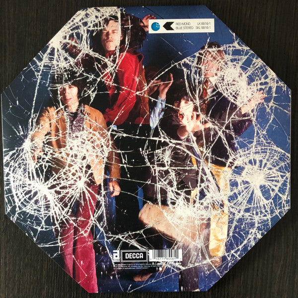 Image of Back Cover of LP - VG+/VG - THE ROLLING STONES, Through The Past, Darkly (Big Hits Vol. 2) (Decca; SKL 8818-1, Europe 2019 Reissue, Die Cut Octagonal Sleeve in Stickered Plastic Sleeve, Company Inner, 180 Gram Orange Vinyl), ,  - 2946281S