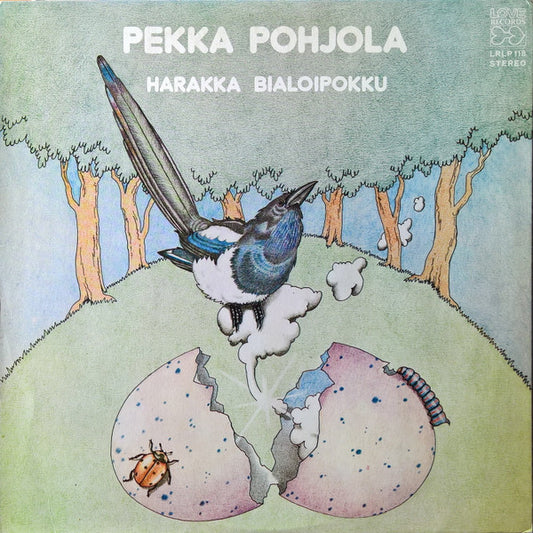 Image of Front Cover of 0145111S: LP - PEKKA POHJOLA, B The Magpie (Love Records; LRLP 118, Finland 1974, Stereo) Some Sleeve Wear Bottom Right Entrance   VG/VG+