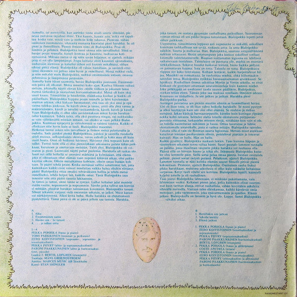 Image of Back Cover of 0145111S: LP - PEKKA POHJOLA, B The Magpie (Love Records; LRLP 118, Finland 1974, Stereo) Some Sleeve Wear Bottom Right Entrance   VG/VG+