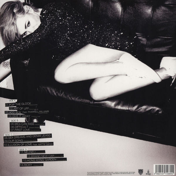 Image of Back Cover of 2944029S: 2xLP - UFFIE, Sex Dreams And Denim Jeans (Ed Banger Records; BEC5772689, France 2010, Gatefold) Corner creasing.   VG/VG+