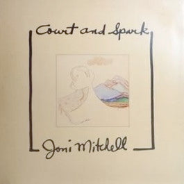Image of Front Cover of LP - VG/G - JONI MITCHELL, Court and Spark (Asylum; K53002, UK 1970s Reissue), ,  - 2616330C