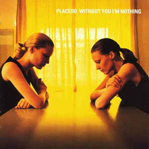 Image of Front Cover of LP - NEW/NEW - PLACEBO, Without You I'm Nothing (Elevator Lady Ltd; 6711043, Europe 2022 Reissue, Gatefold, Inner, Black Vinyl), , Originally released in October 1998 and now available on standard weight black vinyl. Without You I'm Nothing is the second studio album by Placebo. Recorded in mid-to-late 1998, it was released on 12 October 1998 by Hut and Virgin Records. Molko's skill lies in his inherent grasp of what makes for an exciting pop record. He might cite Sonic Youth as his 