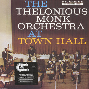 Image of Front Cover of 3224129E: LP - THE THELONIOUS MONK ORCHESTRA, At Town Hall (Riverside Records; RLP 1138, Europe Reissue, Picture Sleeve, 180 Gram Vinyl) Still In Shrinkwrap  EX/EX