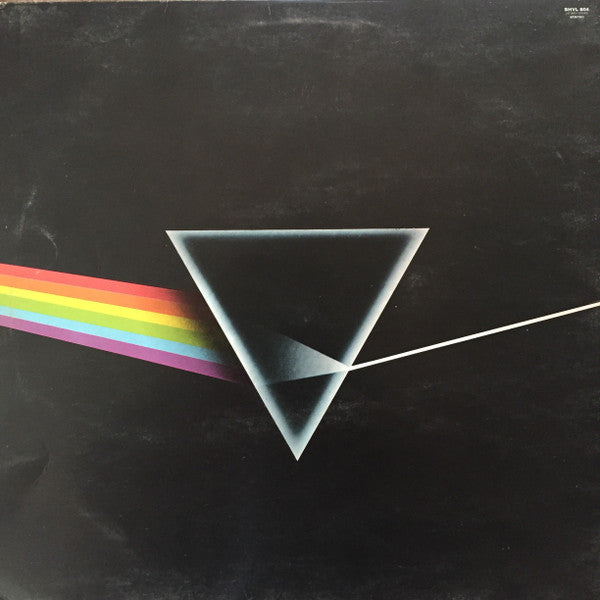 Image of Back Cover of LP - VG/G+ - PINK FLOYD, The Dark Side Of The Moon (Harvest; SHVL 804, UK 1970s Reissue, Gatefold, No Poster, No Stickers, Sixth Press A7/B6 Matrix.), ,  - 4026328E