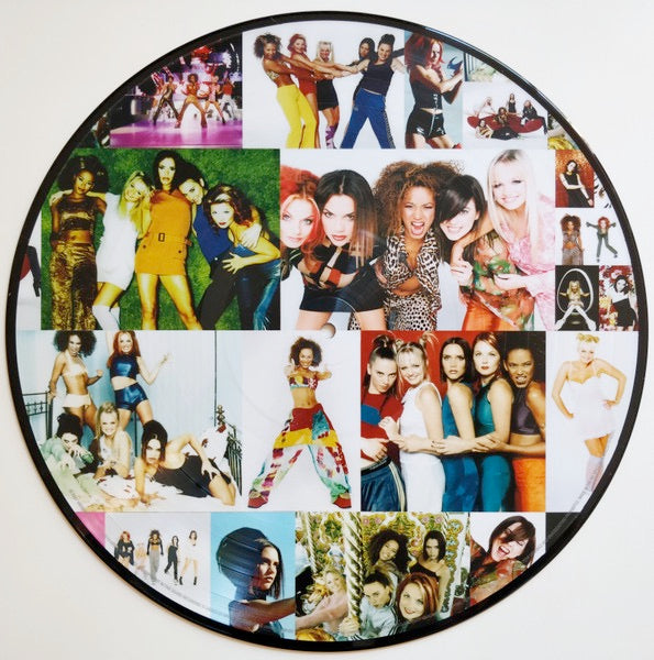 Image of Label Cover of LP - VG+/EX - SPICE GIRLS, The Greatest Hits (Virgin; SPICE2019, Europe 2019 Reissue, Die Cut Sleeve, Insert, Picture Disc), Opened Instore, Still In Stickered Shrinkwrap,  - 3746121S