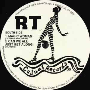 Image of Back Cover of 12" - /VG+ - RT, States EP (Cajual Records; CAJ 205, Emotive Records    CAJ 205, US 1993), pen on label - minor, A1	Realtered States 1	A2	Realtered States 2	B1	Magic Woman	B2	Can We All Just Get Along - 2446081S