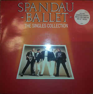 Image of Front Cover of LP - VG+/VG+ - SPANDAU BALLET, The Singles Collection (Chrysalis; SBTVD 1, UK 1985, Inner, MPO Pressing.), ,  - 3526086E