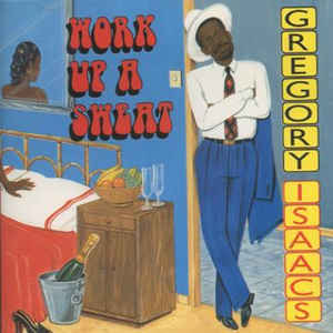Image of Front Cover of LP - VG/VG - GREGORY ISAACS, Work Up A Sweat (African Museum; AMLP 010, UK 1994, Picture Sleeve), Light marks, strong VG, plays VG+.,  - 3846190S