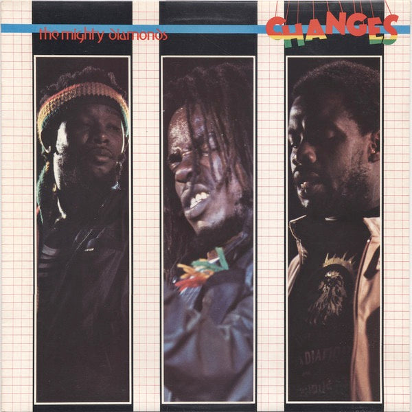 Image of Front Cover of LP - VG/G+ - THE MIGHTY DIAMONDS, Changes (Music Works Records; 11981, UK 1982), Light Marks only.,  - 2316301C