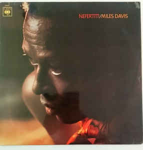 Image of Front Cover of LP - VG/G+ - MILES DAVIS, Nefertiti (CBS; S 63248, UK 1968, Laminated Front Sleeve, Stereo), Laminate creasing on sleeve. Lots of hairlines on disc but no feelers.,  - 3246251S