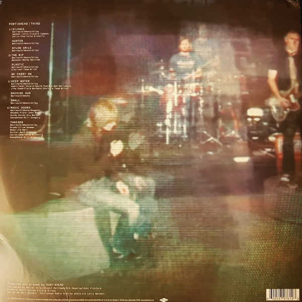 Image of Back Cover of 2xLP - VG+/VG+ - PORTISHEAD, Third (Mercury; 00602547976123, Europe 2017 Reissue, Gatefold, 180g), Sleeve has light ring wear, still in opened shrinkwrap.,  - 4016246C