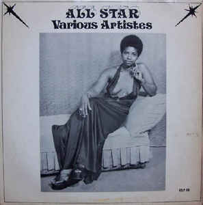 Image of Front Cover of LP - VG/VG+ - VARIOUS ARTISTS, All Star (Count Shelly; CSLP 08, UK 1974, Laminated Front Sleeve), Shiny clean disc. Light wear on sleeve, small WOC at the back.,  - 1646302S