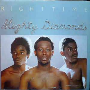 Image of Front Cover of LP - VG/G - THE MIGHTY DIAMONDS, Right Time (Virgin; OVED 107, UK 1980s Reissue), Lots of marks. WOL.,  - 3016090C