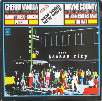 Image of Front Cover of LP - VG+/EX - VARIOUS, Max's Kansas City - New York New Wave (CBS; S CBS 82670, UK 1978), ,  - 3826190E
