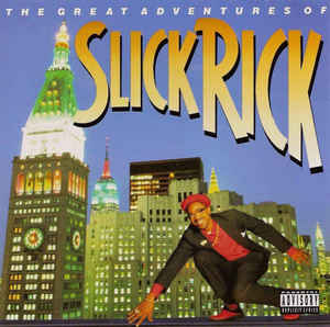 Image of Front Cover of LP - VG/VG - SLICK RICK, The Great Adventures Of Slick Rick (Def Jam Recordings; 527 359-1, Europe 2000 Reissue, Picture sleeve, Company Inner, Numbered Limited Edition), Light hairlines on the record. Sleeve has edgewear and large crease.,  - 3726302E