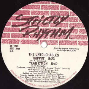 Image of Front Cover of 12" - /VG+ - THE UNTOUCHABLES, Take A Chance (Strictly Rhythm; SR 1225, US 1991), ,  - 2246169S