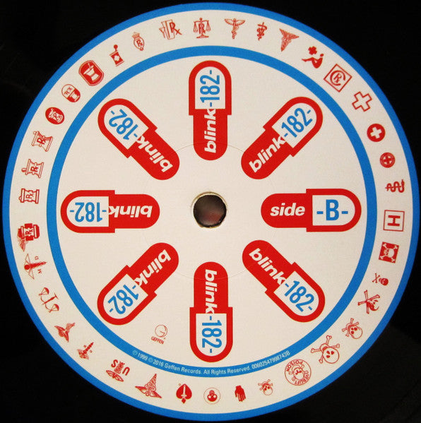 Image of Label of 1754161S: LP - BLINK-182, Enema Of The State (Geffen Records; 00602547998743, Europe 2016 Reissue, Gatefold, Insert, 180 Gram Vinyl)   NEW/NEW