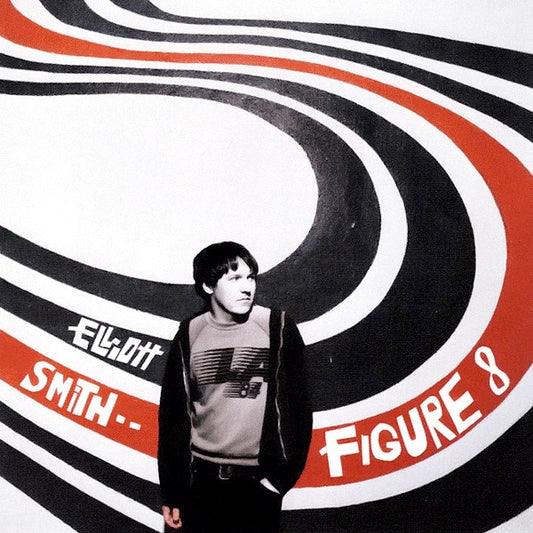 Image of Front Cover of 0125429E: 2xLP - ELLIOTT SMITH, Figure 8 (Bong Load; BL48, UK 2000, Insert, Limited Edition 180 Gram Vinyl) A few very light hairlines only. Sleeve has a few small creases and a bumped corner.  VG+/VG+