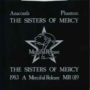 Image of Back Cover of 7" - VG/VG+ - THE SISTERS OF MERCY, Anaconda / Phantom (Merciful Release; MR019, UK 1983, Picture Sleeve, With Gripper Teeth), Edge and Ring Wear,  - 1156026S