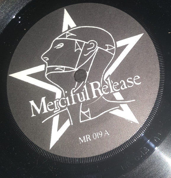 Image of Label Cover of 7" - VG/VG+ - THE SISTERS OF MERCY, Anaconda / Phantom (Merciful Release; MR019, UK 1983, Picture Sleeve, With Gripper Teeth), Edge and Ring Wear,  - 1156026S
