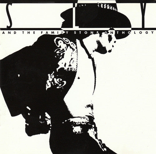 Image of Front Cover of 2xLP - G+/VG+ - SLY AND THE FAMILY STONE, Anthology (Epic; 4601751, UK 1980s Reissue, Top loading Sleeve), Ringwear & evidence of previous price sticker on sleeve.,  - 2246152S
