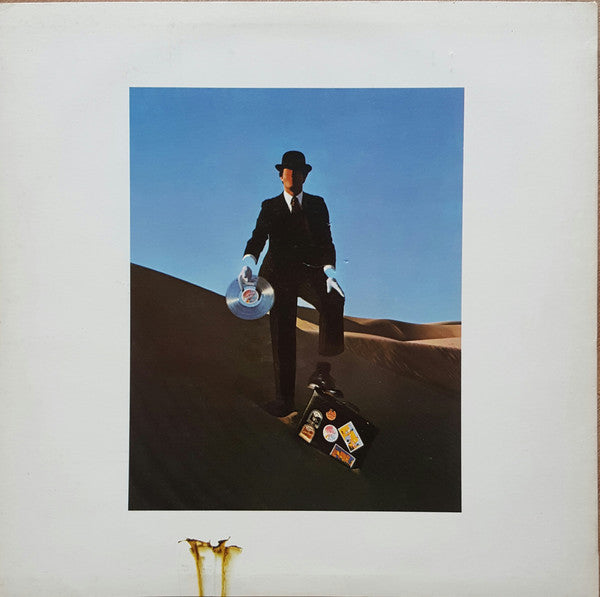 Image of Back Cover of LP - VG/VG - PINK FLOYD, Wish You Were Here (Harvest; SHVL 814, UK 1976 Reissue, Pinched Spine, Inner with 4 cut corner, Postcard), Haorlines & a couppe of light scratches, ring wear,  - 4446026S