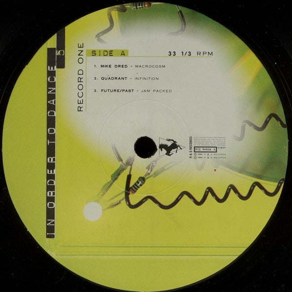 Image of Label Cover of 5xLP - VG/VG - VARIOUS ARTISTS, In Order To Dance 5 (R&S; RS 932 LP, Belgium 1994, Box Set, Limited Edition), Pressing fault to the outer edge of Disc 3 thst causes some clicks in the run-in groove. Tracks themselves are not affected., Techno - 3026044E