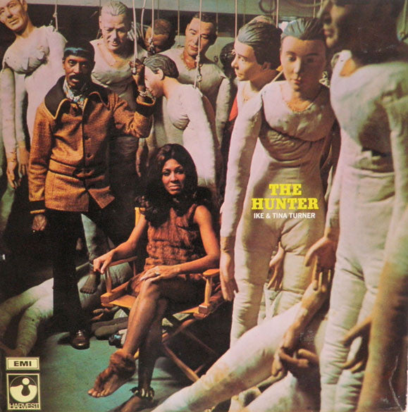 Image of Front Cover of LP - VG/VG - IKE & TINA TURNER, The Hunter (Harvest; SHSP 4001, Harvest    1E 062   91260, UK 1970, Laminated Sleeve, Inner), Light marks. Strong VG. Light wear to sleeve with ringwear. Light pencil writing on inner.,  - 3546322S