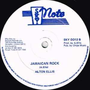 Image of Back Cover of 2244134S: 12" - ALTON ELLIS, For Ever And Ever / Jamaican Rock (Sky Note; SKY DD12, UK , Plain Sleeve) Marks on vinyl. Light clicks on a side caused by unseen blemish (on roughly first half).  /G+