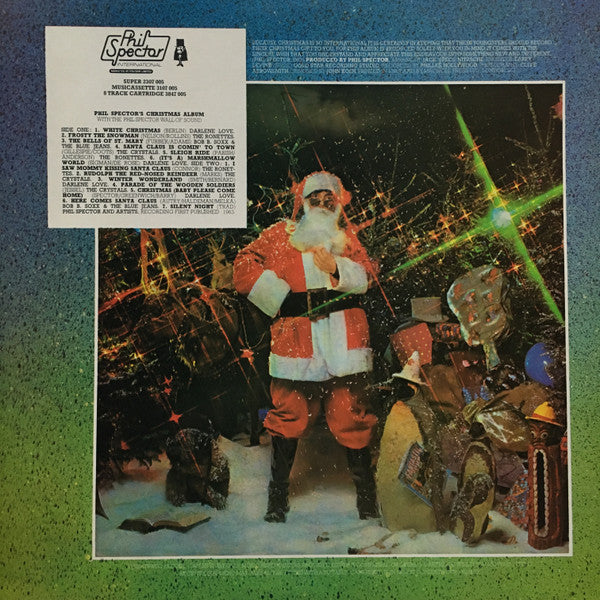 Image of Back Cover of LP - VG+/VG+ - VARIOUS, Phil Spector's Christmas Album (Phil Spector International; 2307 005, UK 1975 Reissue), ,  - 3926138E
