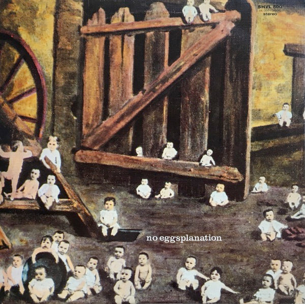 Image of Back Cover of LP - VG/G - KEVIN AYERS, Whatevershebringswesing (Harvest EMI Box Both Sides, Gramophone Co. Rim Text; SHVL 800, UK 1972, Textured Gatefold Sleeve), Lots and lots of light marks, plays well though with background noise here and there. Sleeve is showing its age a bit, fading down spine, initials in biro on one label and inside gatefold.,  - 3016222C