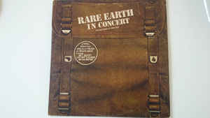 Image of Front Cover of 4745093S: 2xLP - RARE EARTH, Rare Earth In Concert (Rare Earth; SRESP 301, UK 1972, Textured Sleeve) Writing On Front Sleeve, Edge Wear  VG/VG+