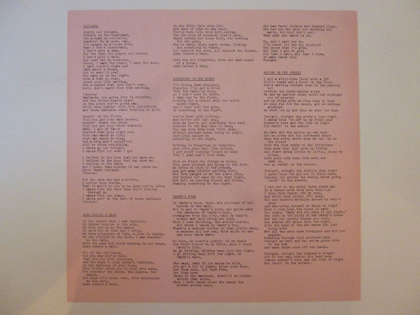Image of Back Cover of LP - VG+/VG+ - BRUCE SPRINGSTEEN, Darkness On The Edge Of Town (CBS Red Label; CBS 32542, UK 1980s Reissue, Inner & Insert, Stereo), ,  - 4326374E