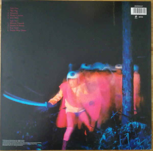 Image of Back Cover of LP - VG+/VG - BLACK SABBATH, Paranoid (Sanctuary; BMGRM054LP, Germany 2015 Reissue, Gatefold), ,  - 2726129E