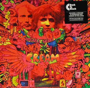 Image of Front Cover of 4324243E: LP - CREAM, Disraeli Gears (Polydor Red Label; 535 484-3, UK & Europe 2015 Reissue, 180 Gram Vinyl)   VG+/VG+