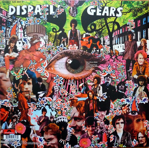 Image of Back Cover of 4324243E: LP - CREAM, Disraeli Gears (Polydor Red Label; 535 484-3, UK & Europe 2015 Reissue, 180 Gram Vinyl)   VG+/VG+