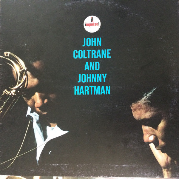 Image of Front Cover of LP - VG/G+ - JOHN COLTRANE AND JOHNNY HARTMAN, John Coltrane And Johnny Hartman (Impulse (Green abc); IMPL 5028, Italy 1970s Reissue, Gatefold), Light marks only. Sleeve has some shelf/corner wear.,  - 4016337C