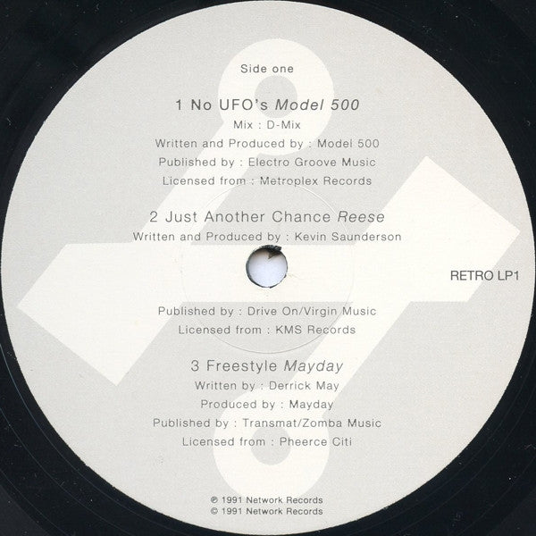 Image of Label Cover of 2xLP - VG/G+ - VARIOUS, Retro Techno / Detroit Definitive - Emotions Electric (Network Records; RETRO LP1, UK 1991, 2 Inners), Lots of light marks on each side. Some slight edge wear to the sleeve and discolouring from storage.,  - 2346210S