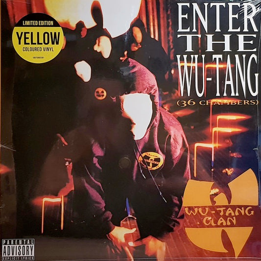 Image of Front Cover of LP - VG+/VG+ - THE WU-TANG CLAN, Enter The Wu-Tang (36 Chambers) (Legacy Vinyl; 190758833811, UK 2018 Reissue, Picture Sleeve, Limited Edition Yellow Vinyl), ,  - 2326004E