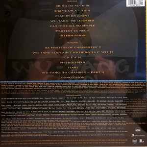 Image of Back Cover of LP - VG+/VG+ - THE WU-TANG CLAN, Enter The Wu-Tang (36 Chambers) (Legacy Vinyl; 190758833811, UK 2018 Reissue, Picture Sleeve, Limited Edition Yellow Vinyl), ,  - 2326004E