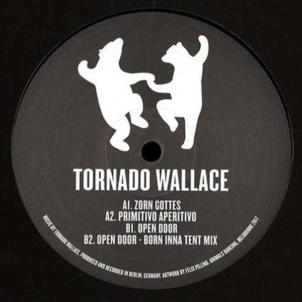 Image of Front Cover of 12" EP - VG/VG - TORNADO WALLACE, EP For Animals Dancing (Animals Dancing; ANIMALS 003, Australia 2017, Die Cut Sleeve), Light marks,  - 3616134C
