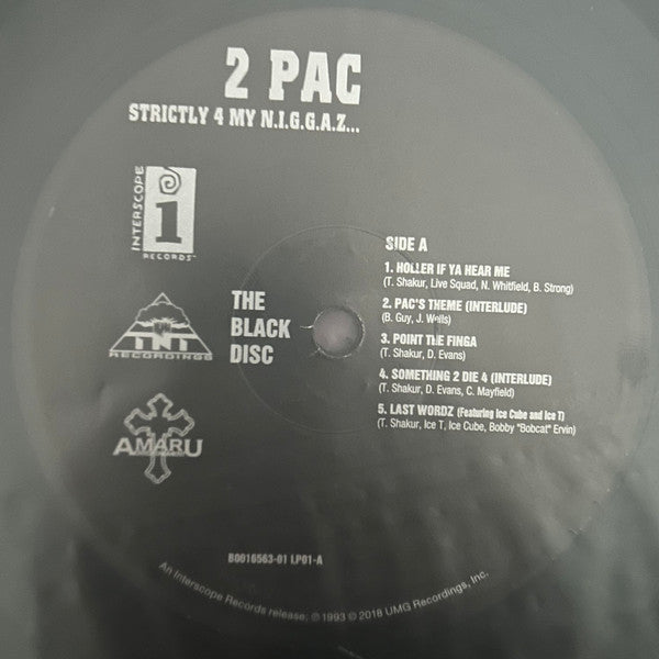 Image of Label Cover of 2xLP - EX/EX - 2PAC, Strictly 4 My N.I.G.G.A.Z... (Universal Music; 602527950181, Europe 2018 Reissue, Picture Sleeve, 25th Anniversary Edition), ,  - 0946056S