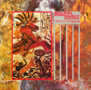 Image of Front Cover of LP - VG/VG - SKELETAL FAMILY, Futile Combat (Red Rhino Records; RED LP 57, UK 1985, Glossy Textured Sleeve), Strong VG - hairlines only. ,  - 2526440E