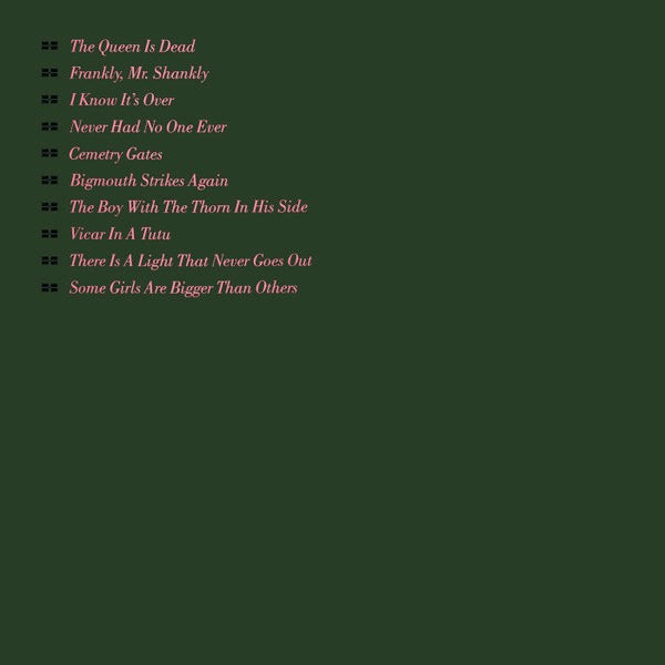 Image of Back Cover of LP - VG/VG - THE SMITHS, The Queen Is Dead (Rough Trade; ROUGH 96, UK 1986, Gatefold, Inner, MPO Pressing A1 / B1), Tiny kink in vinyl on first track of each side - does not affect playback. A few light hairlines. Sleeve has some edgewear, creasing. ,  - 3026009E