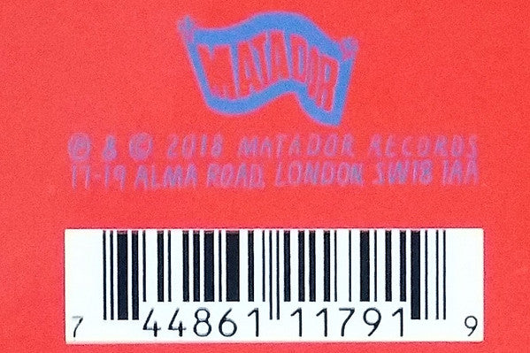 Image of Back Cover of LP - VG+/VG+ - SNAIL MAIL, Lush (Matador; OLE-1179-1, UK & Europe 2018, Inner), Strong VG+,  - 0926193E