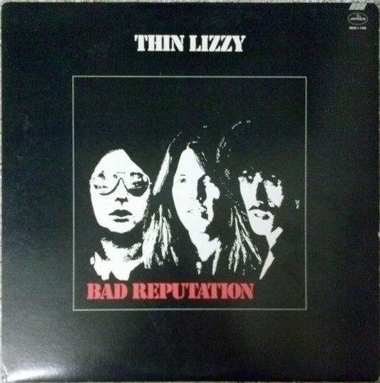 Image of Front Cover of LP - VG/G+ - THIN LIZZY, Bad Reputation (Mercury; SRM 11186, US 1977, Inner, Santa Maria Pressing - CS5 Suffix on Run Out), Cut-out (Corner cut),  - 4326408E