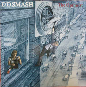 Image of Front Cover of 0124352E: LP - DD SMASH, The Optimist (Mushroom N.Z.; RML 52051, New Zealand 1984, Insert)   VG/VG+